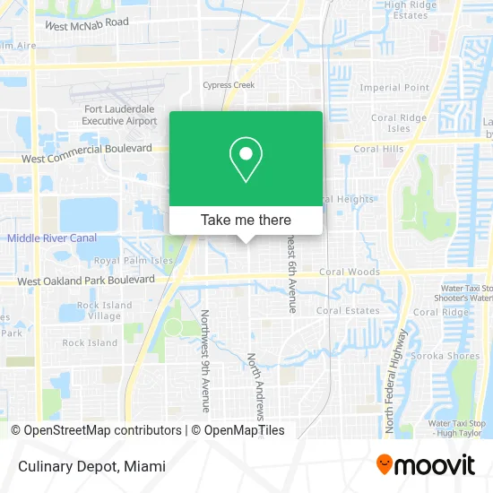 Culinary Depot map