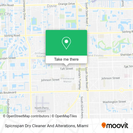 Spicnspan Dry Cleaner And Alterations map