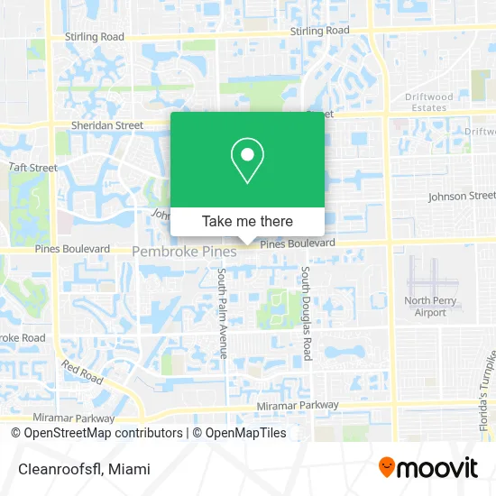 Cleanroofsfl map