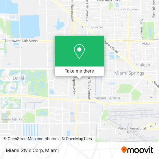 Miami Style Corp map