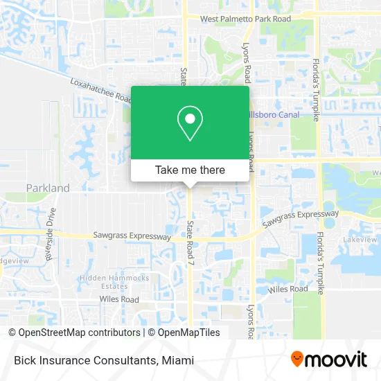 Bick Insurance Consultants map