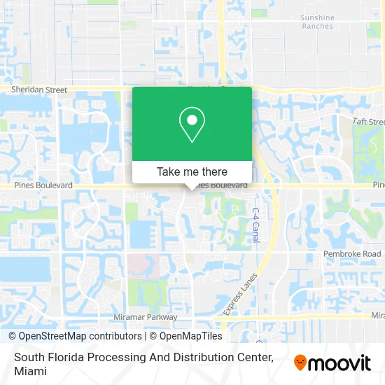 South Florida Processing And Distribution Center map