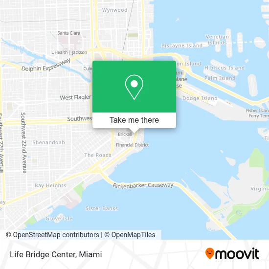 Life Bridge Center map