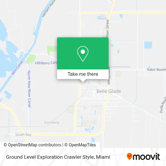 Ground Level Exploration Crawler Style map
