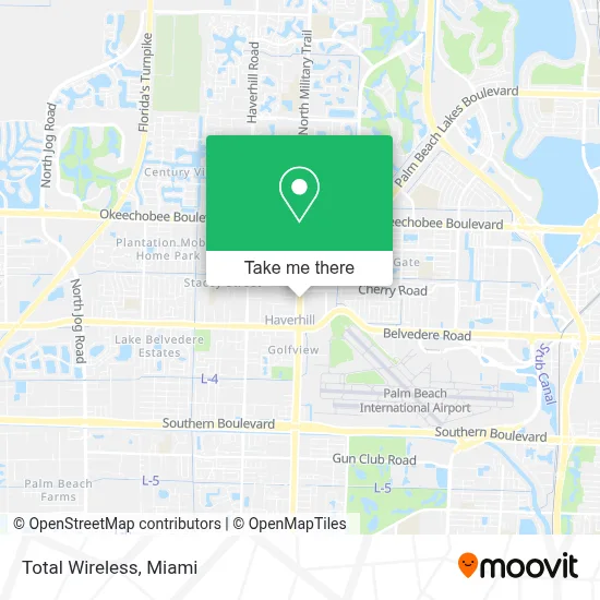 Total Wireless map