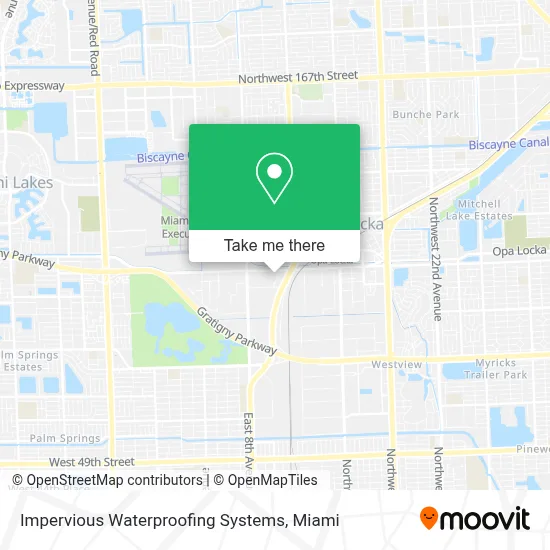Impervious Waterproofing Systems map