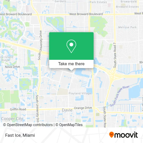 Fast Ice map
