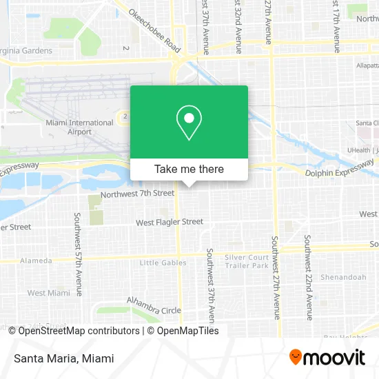 Santa Maria map