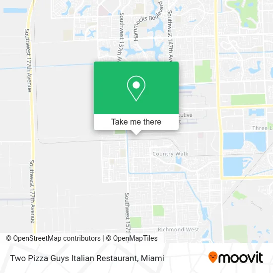 Two Pizza Guys Italian Restaurant map