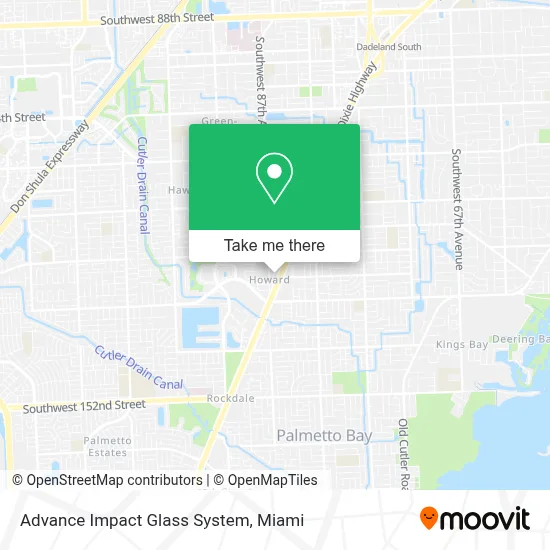 Advance Impact Glass System map
