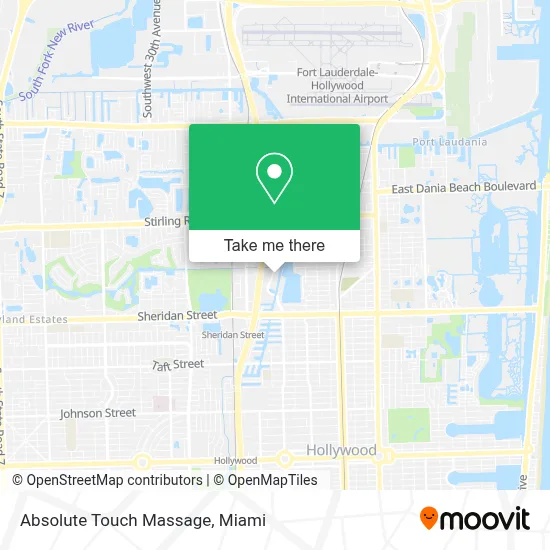 Absolute Touch Massage map