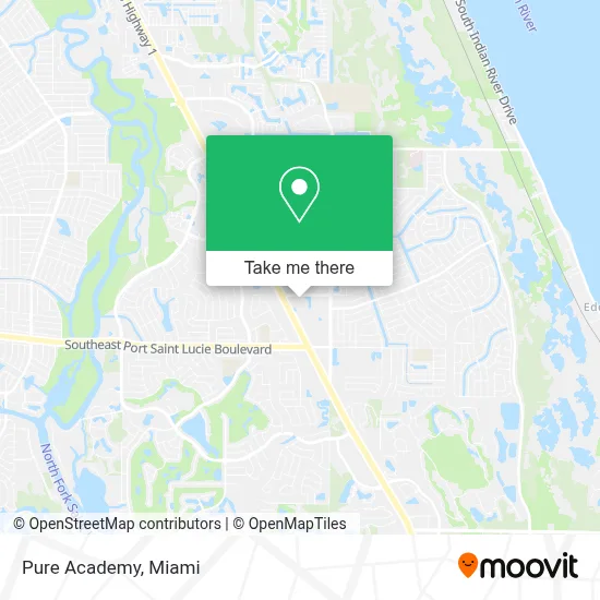 Pure Academy map