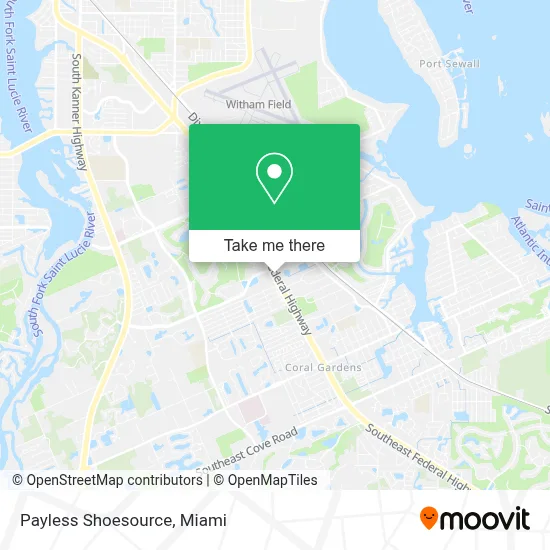 Payless Shoesource map