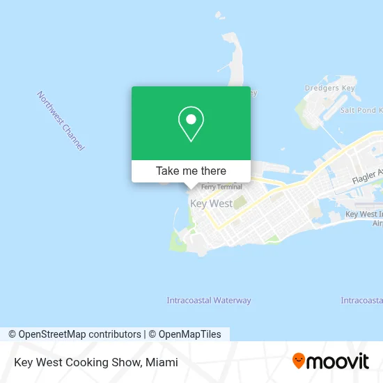 Key West Cooking Show map
