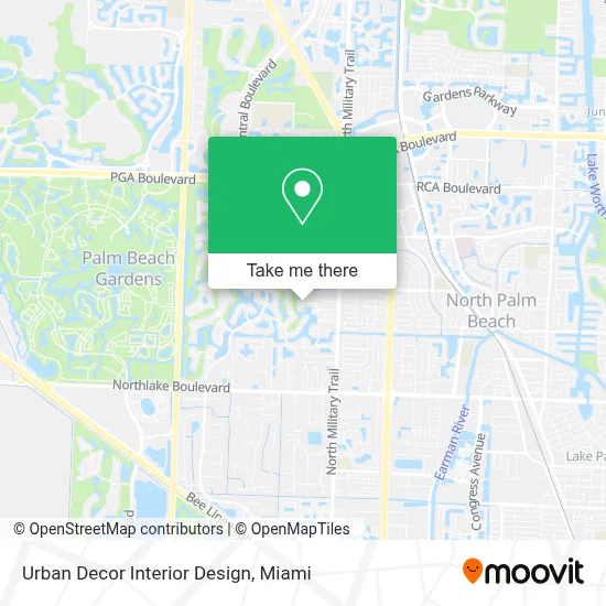 Urban Decor Interior Design map