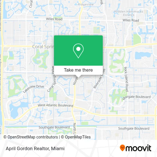April Gordon Realtor map