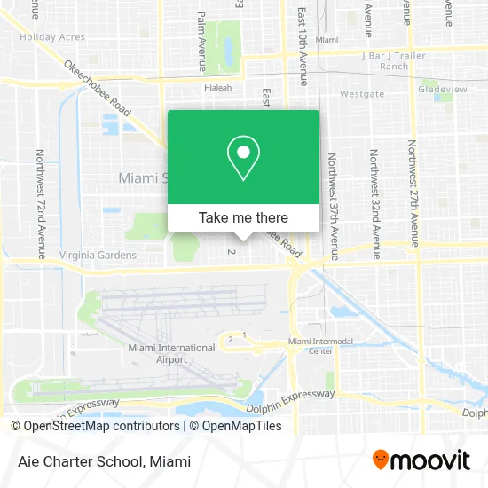 Aie Charter School map
