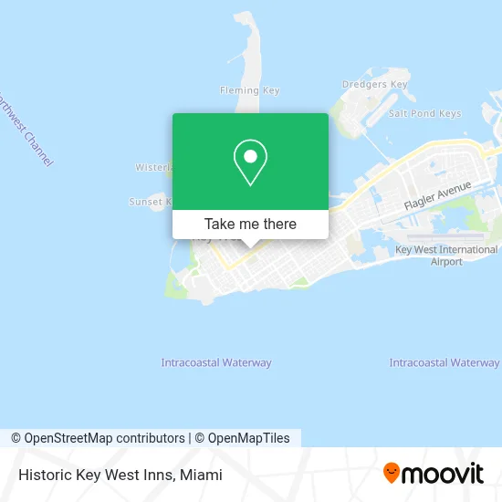 Historic Key West Inns map