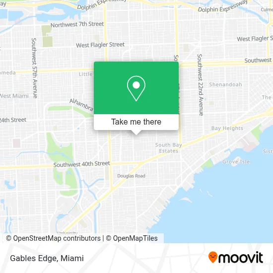 Gables Edge map