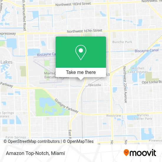 Amazon Top-Notch map