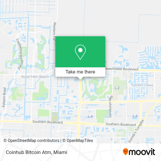 Coinhub Bitcoin Atm map