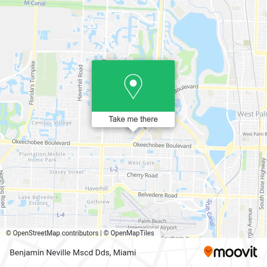 Benjamin Neville Mscd Dds map