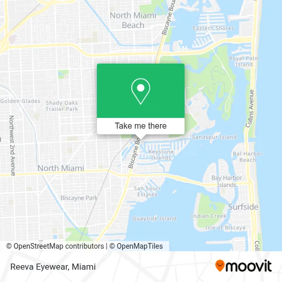 Reeva Eyewear map