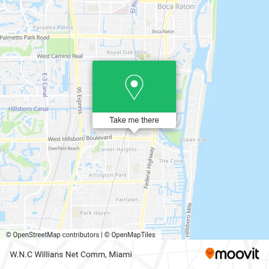 W.N.C Willians Net Comm map