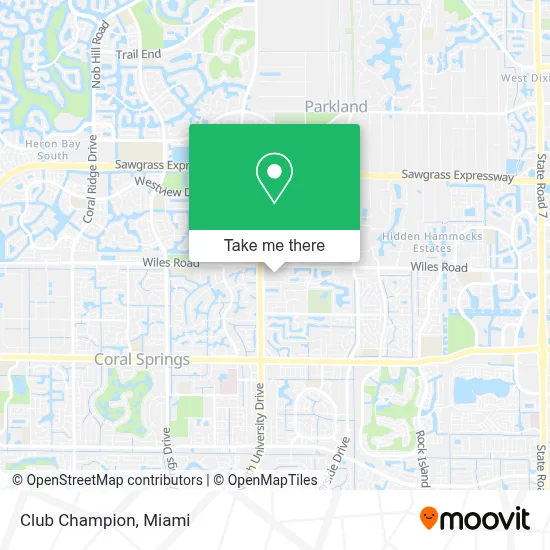 Club Champion map