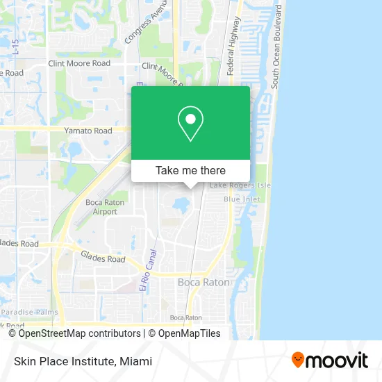 Skin Place Institute map