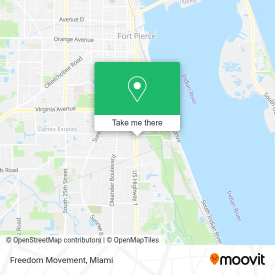 Freedom Movement map