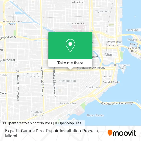 Experts Garage Door Repair Installation Process map