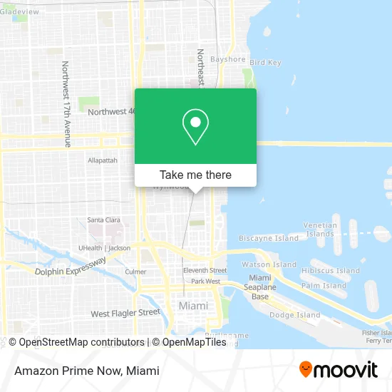 Amazon Prime Now map