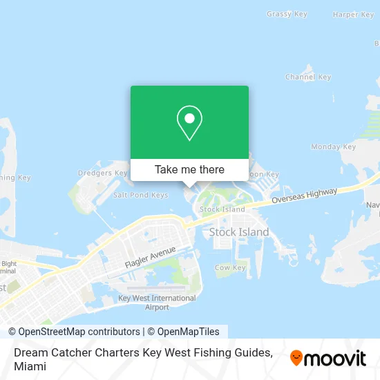Dream Catcher Charters Key West Fishing Guides map