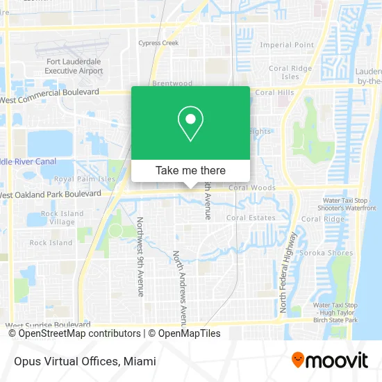 Opus Virtual Offices map