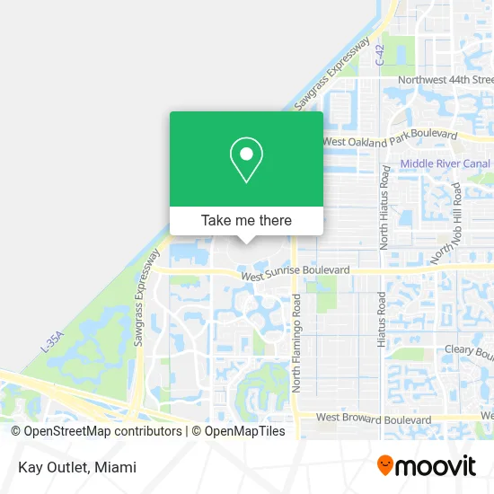 Kay Outlet map