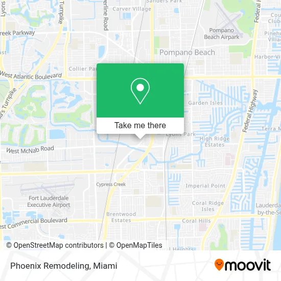 Phoenix Remodeling map