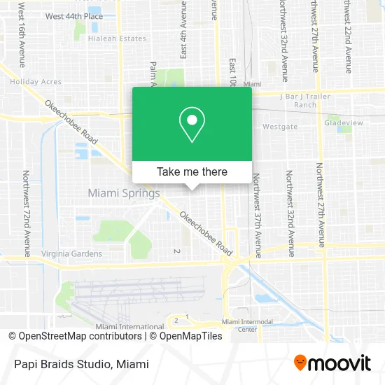 Papi Braids Studio map