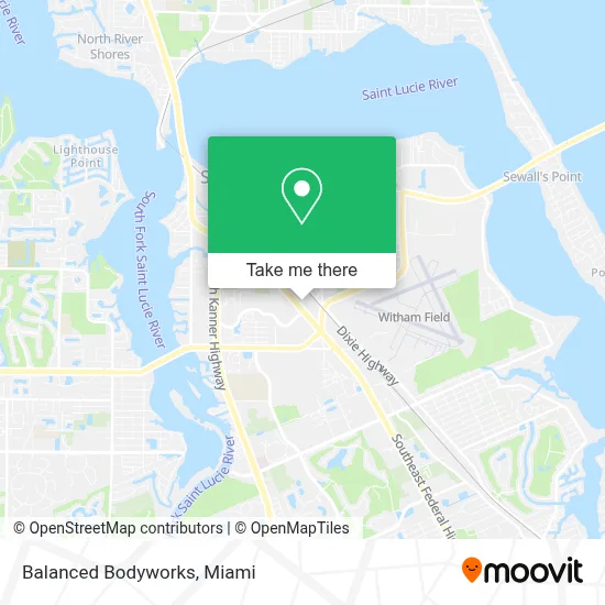 Balanced Bodyworks map
