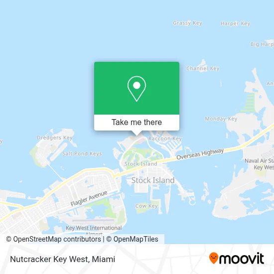Nutcracker Key West map