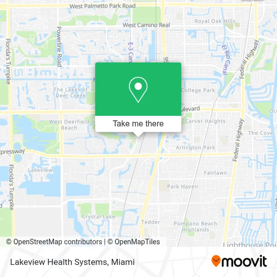 Lakeview Health Systems map