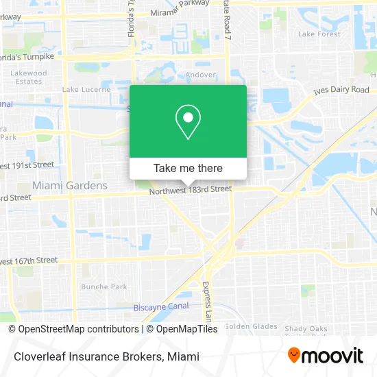 Cloverleaf Insurance Brokers map