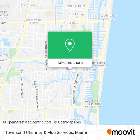 Townsend Chimney & Flue Services map