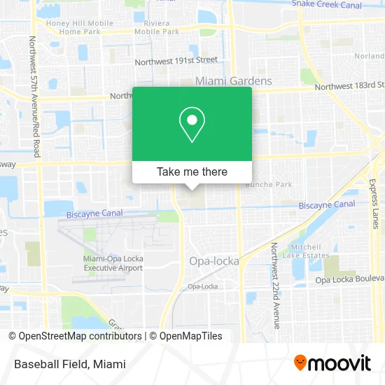 Baseball Field map