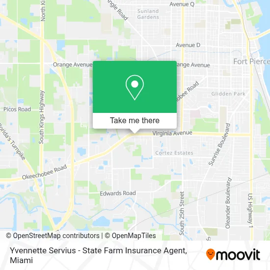 Yvennette Servius - State Farm Insurance Agent map