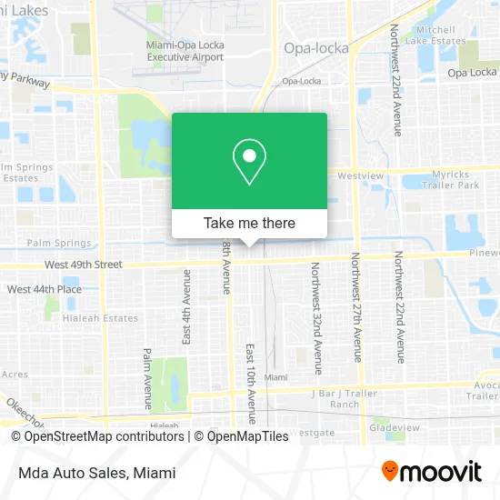 Mda Auto Sales map