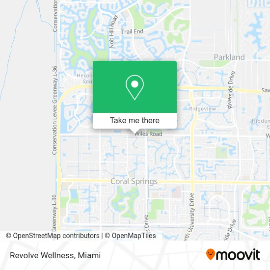 Revolve Wellness map