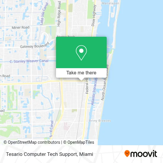 Tesario Computer Tech Support map