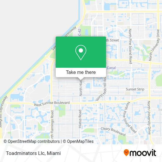 Toadminators Llc map