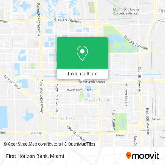 First Horizon Bank map